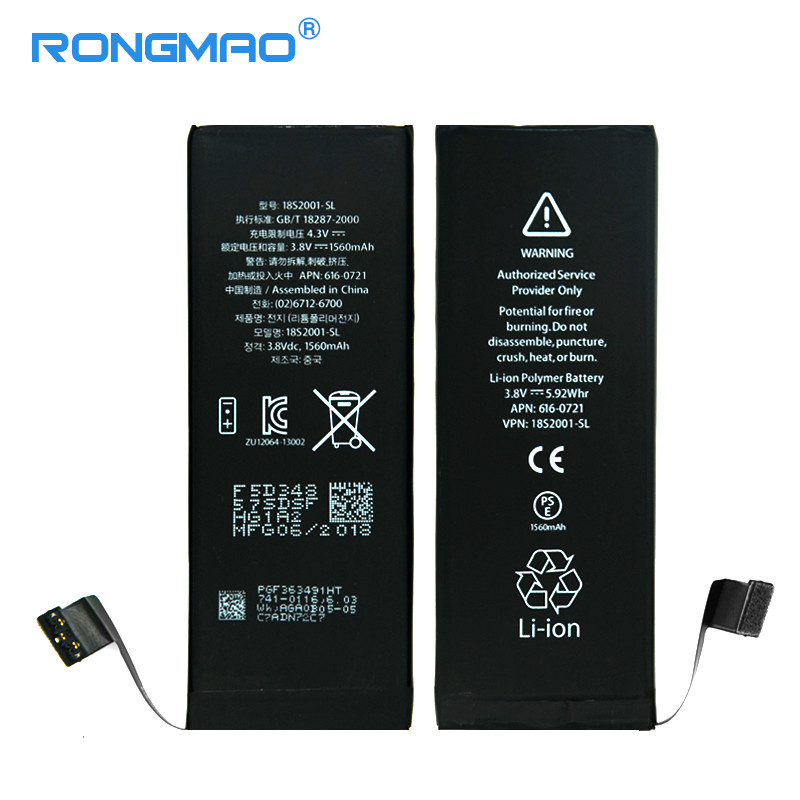 1 Year Warrenty Apple Iphone 5s Battery Li Ion Polymer 100% Cobalt With Good Solution