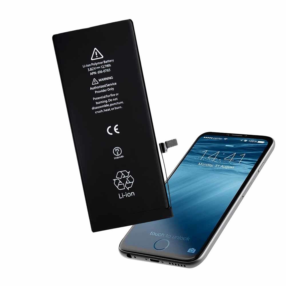 Full Cobalt Lithium Iphone 6P Battery 100% Zero Cycle 12 Months Guarantee